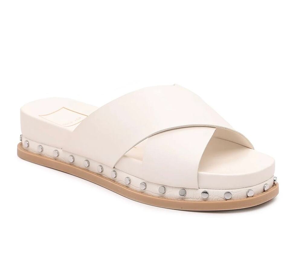 Dolce Vita Women's Cream and White Platform Sandals size 7.5
